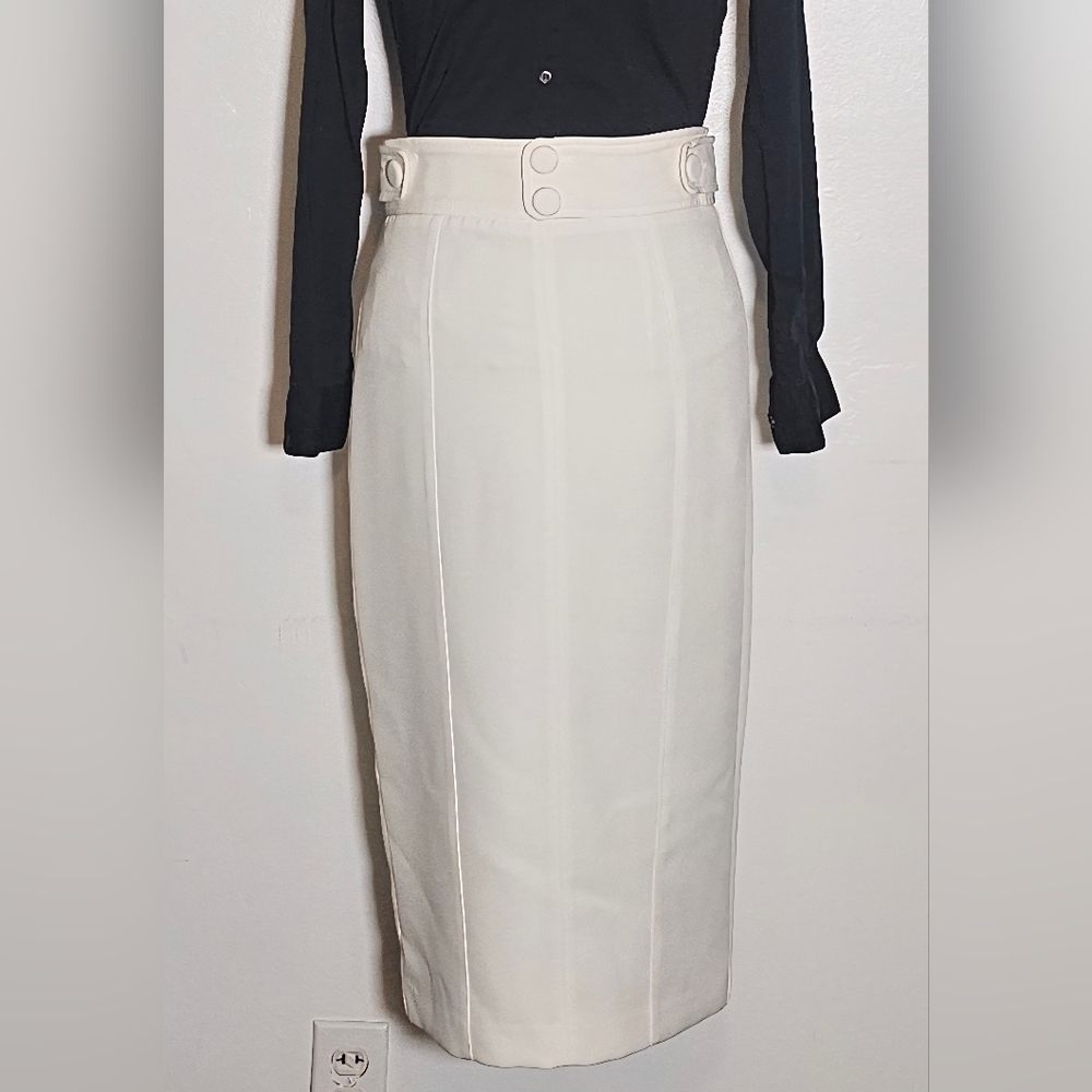 Eva Mendes for New York & Company White Pencil Skirt